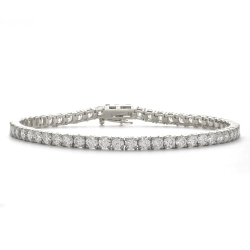 14KW 4.26CTW DIAMOND TENNIS BRACELET