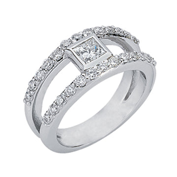 White Gold Diamond Band