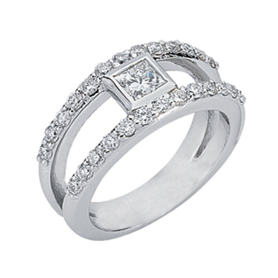 White Gold Diamond Band