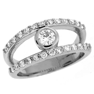 White Gold Diamond Band
