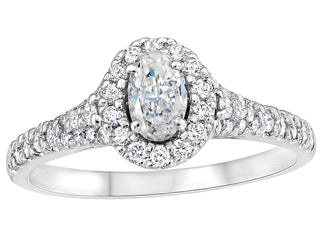 Romeo's Juliet Diamond 18KT White Gold Engagement Ring ICJ3099/30