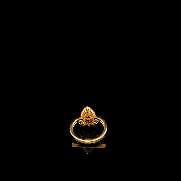 Princess Style 14K Diamond Ring