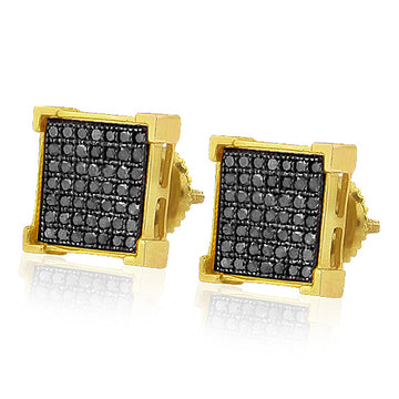 YS 0.10CTW BLACK DIA V-PRONG ER