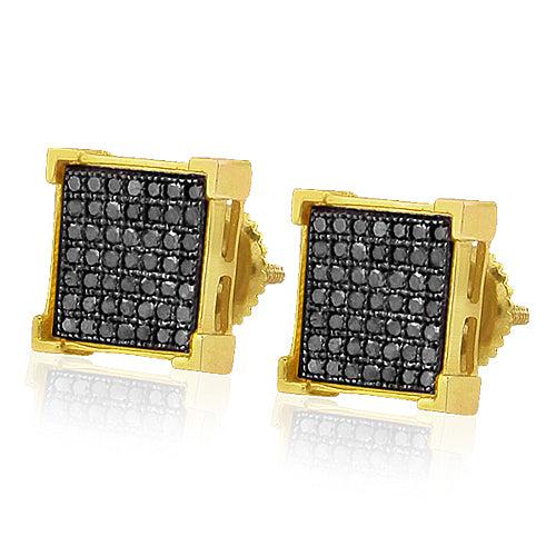 YS 0.10CTW BLACK DIA V-PRONG ER