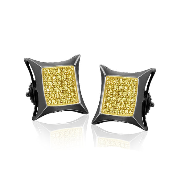 BS 0.15CTW YELLOW DIA KITE SHAPE ER